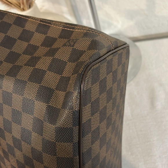 Authentic Louis Vuitton Damier Saleya PM Ebene Tote Bag Brown with COA - Picture 13 of 16
